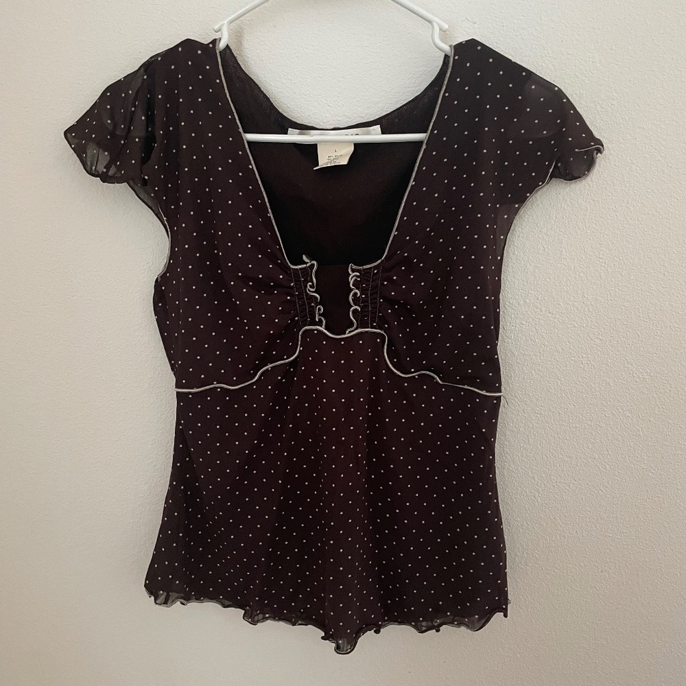 Max Studio Ruffle Blouse